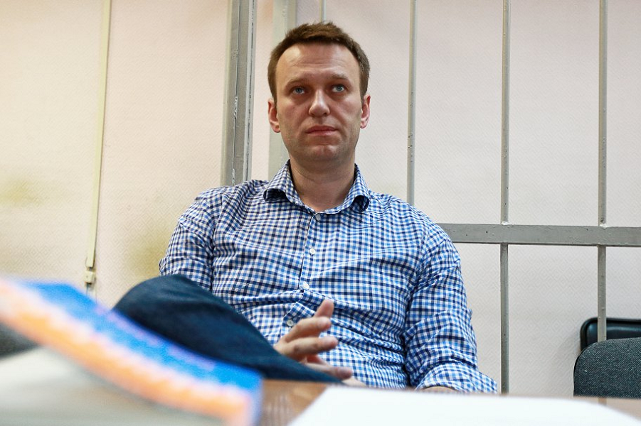 Navalny is detained on an old sentence again